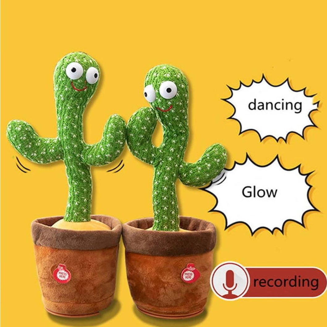 Repeat Talking Dancing Cactus Toy